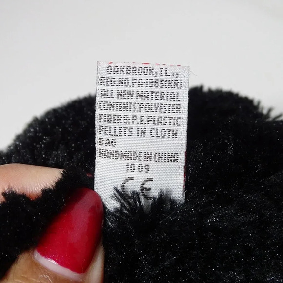 Ty Beanie Buddy Guinea Pig Plush Toy Realistic Stuffed Animal 2009 Black Brown - Picture 6 of 7